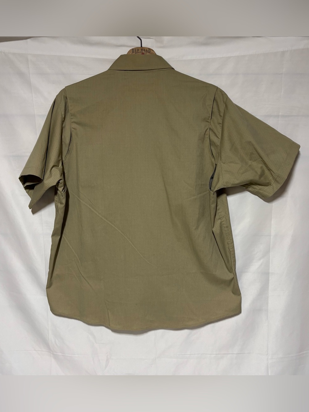 Carhartt Ripstop Utility Work Shirt Khaki Short Sleeve Men's XL - Picture 4 of 6